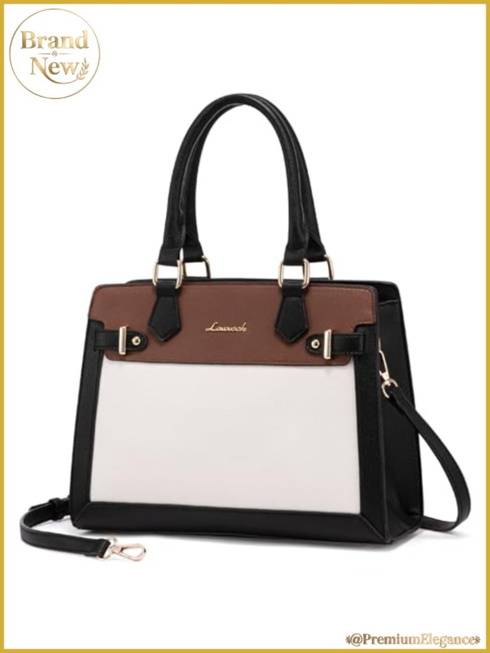 PU Leather Satchel Tote Shoulder Bag Women’s Handbag